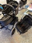 Barnvagn med babyskydd - Isofix bas.