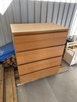 Ikea Malm Byrå 4 lådor