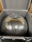 Discokula, spegelboll 50 cm med motor och case