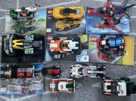 Lego - paket med 10 set fordon