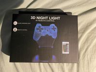 3D Night light - remote control 