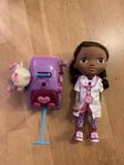 Dr Mcstuffins dockor + tillbehör