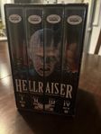 HELLRAISER 1-4 VHS Box