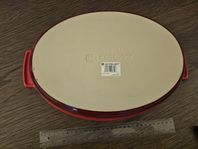 Le Creuset oval ugnsform, röd