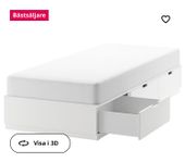 IKEA NORDLI sängstomme samt madrasser