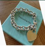 Tiffany & Co armband berlock Tiffanyhjärta silver