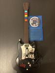 PS2 GUITAR HERO GITARR + GUITAR HERO 3 ALLT FUNGERAR PERFEKT