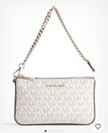 MICHAEL Michael Kors jet set chain pouchette vanilla 