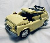 Fiat 500, Cabriolet model lego