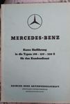 Motorlitteratur Mercedes Benz 