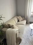 Fin 2,5sits soffa beige 