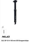 XLC SP-S14 100 mm ICR dropper seatpost290-390 mm/27.2 mm