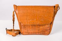 3 Egyptian Embossed Leather Handbag Set - Trio of Unique