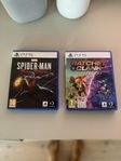 Spider-Man Miles Morales, Ratchet & Clank Rift Apart PS5