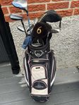 Golfbag med klubbor