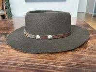 Halloween cowboyhatt fedora i ylle XL