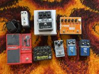 Pedaler - Sansamp, EBS, Digitech Whammy, Mad Professor, mm