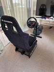 Playseat Alcantara Stol + Logitech G29