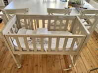 Troll bedside crib + tillbehör 