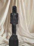 Handcrafted Basalt Stone Statue of Egyptian Goddess Sekhmet