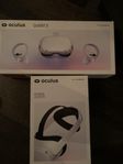 oculus quest 2 256GB utrymme inkl elite strap