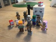 Lego minecraft 10 gubbar och 4 figurer 