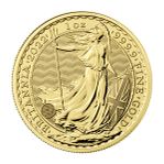 Britannia (2022) 1 oz mynt, 999,9 guld. Ocirkulerad