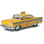 Leksaksbil Taxi Gul Chevrolet Bel Air 1957