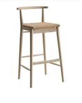 B&B Italia Jens Stool - 99cm ljust trä