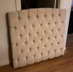 Beige Sänggavel 120cm