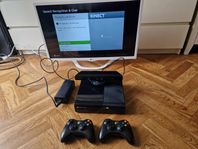 Xbox 360 modell 1538 500 GB, Kinect,2 handkontroll 