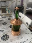 vintage german green glass copper