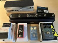 Gitarrpedaler Catalinbread, Xotic, Surfy ind. m.m.