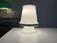 Flygsfors lampa svamp svamplampa glas retro vintage