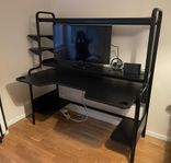 Skrivbord gaming svart, Fredde Ikea (nyskick)