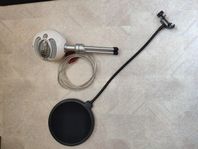 Blue Snowball ICE Mikrofon inkl. popfilter med fäste