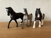 6 st Schleich hästar