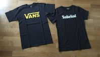 T shirts Vans och Timberland storlek S