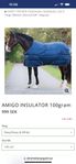 Horseware Amigo Insulator 100 g strl 145