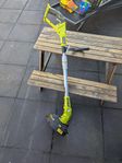 Ryobi one+ 18v batteridriven trimmer, batteri och laddare.