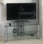 TV bänk i glas