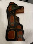 Original Kwakiutl Bear Carving 