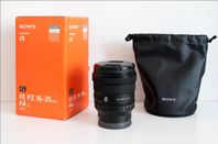 Sony FE PZ 16-35mm F4 G