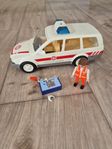 playmobil ambulans bil +tillbehör 4223