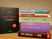 Kurslitteratur PA HR Arbetsrätt Personal Arbetsmiljö m.fl.