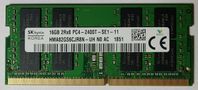 16GB (1X16GB) DDR4 Memory 2400 MHz