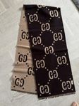 Gucci GG halsduk JACQUARD WOOL SILK SCARF