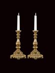 A lot decoration Barock ljusstake guld 2 st