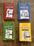 4 books - Diary of a Wimpy Kid - English