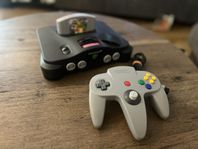 Nintendo 64 - Original kontroll (Ny spak) + Super Mario 64 